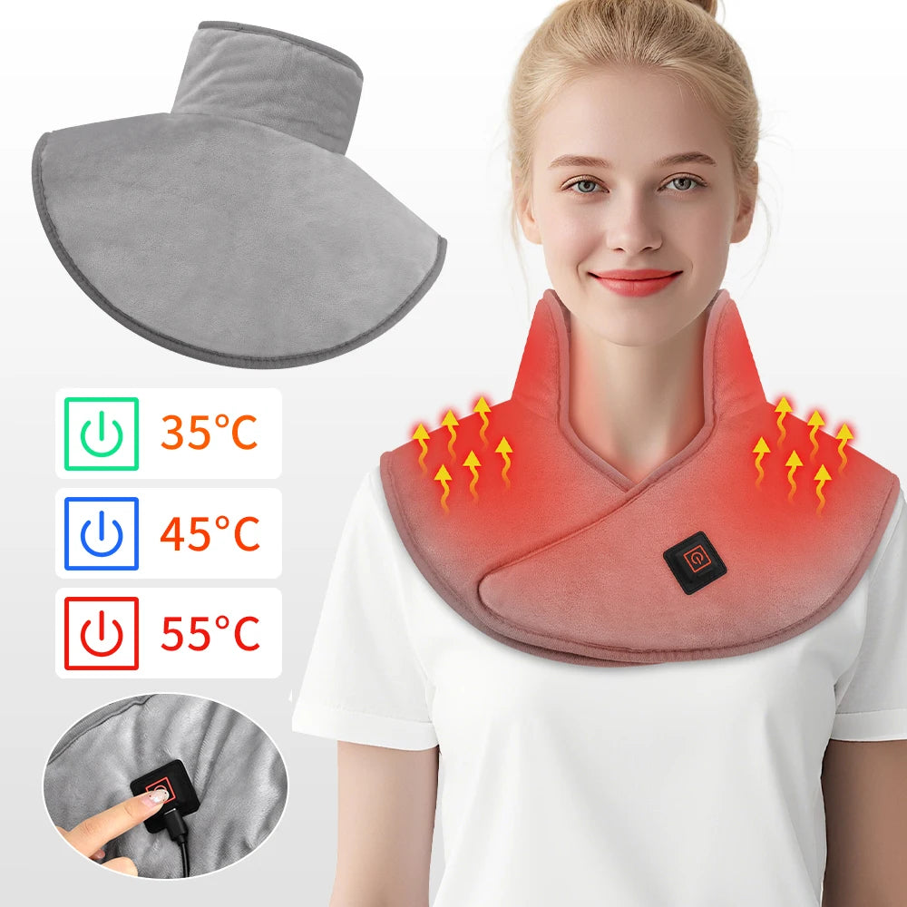 Microwavable Neck & Shoulder Heat Wrap – Stress Relief