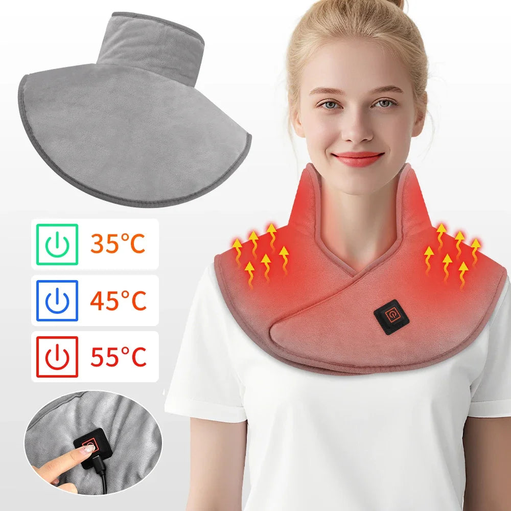 Microwavable Neck & Shoulder Heat Wrap – Stress Relief