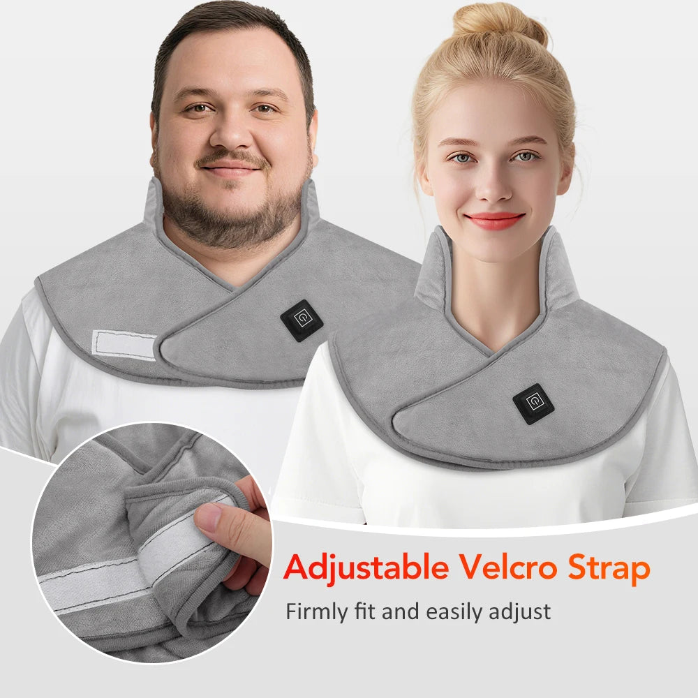Microwavable Neck & Shoulder Heat Wrap – Stress Relief