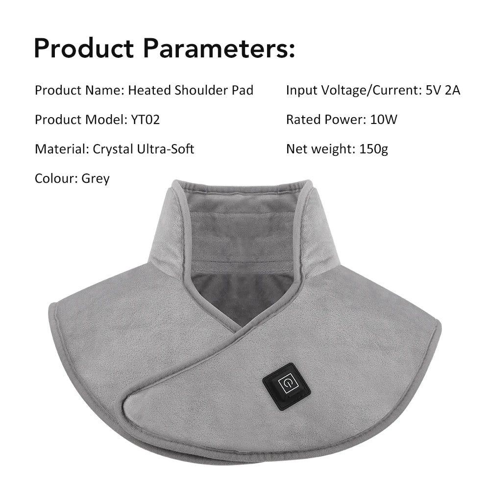 Microwavable Neck & Shoulder Heat Wrap – Stress Relief